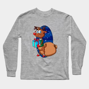Rudolph brings Gifts Long Sleeve T-Shirt